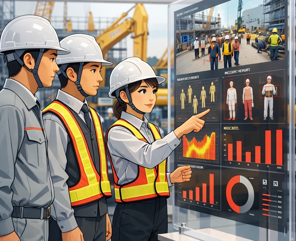 建設・物流現場向け AI安全管理・行動解析ソリューション